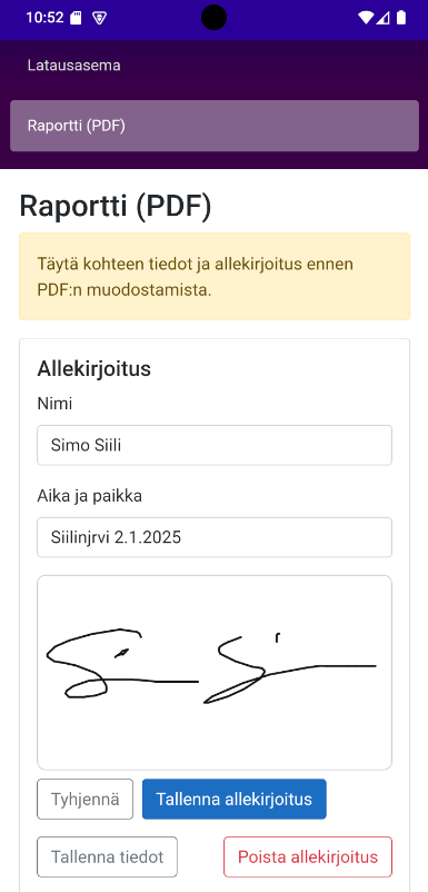 Asentajan p&ouml;yt&auml;kirja: valmis PDF-p&ouml;yt&auml;kirja