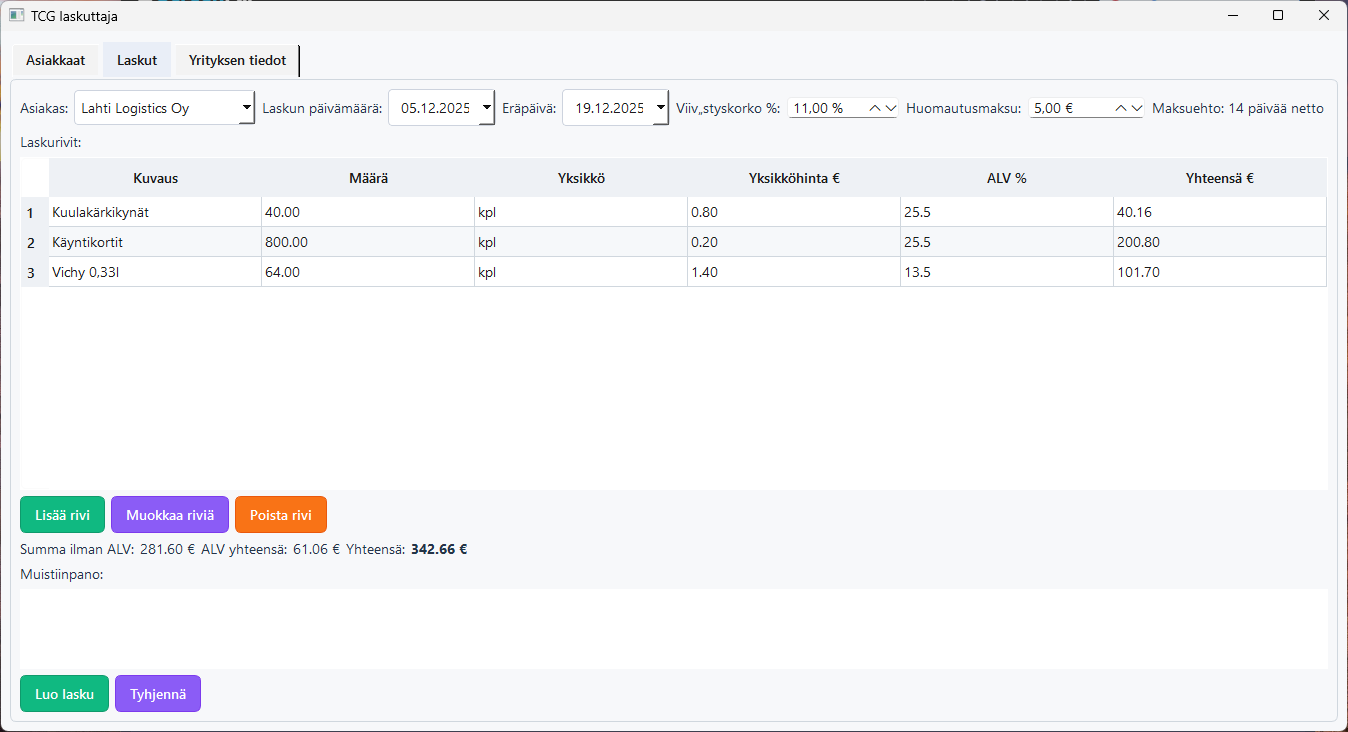 PDF-lasku viivakoodilla